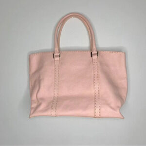 Falor Italia Pebbled Leather Tote Bag Purse